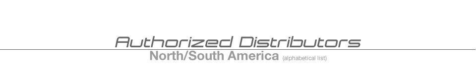 Authorized Distributors(East/West America)